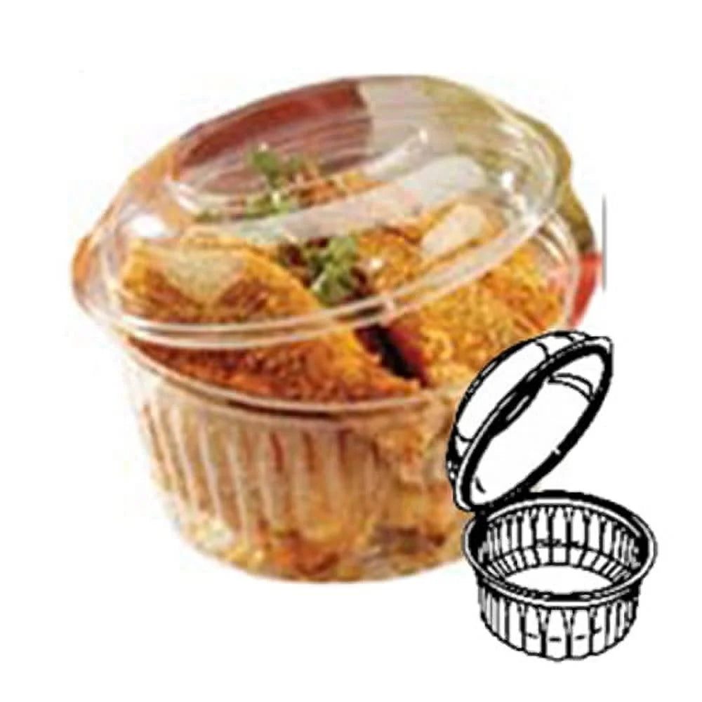 Clear PET Bowl With Lid 32 oz U7435