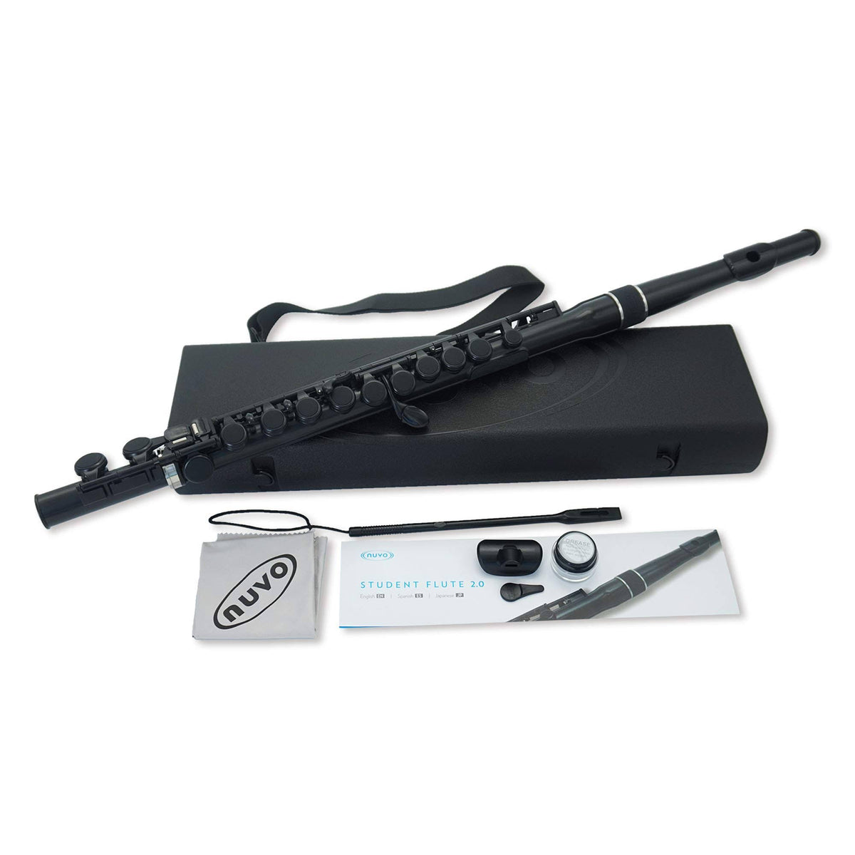 Black Student Flute D4623