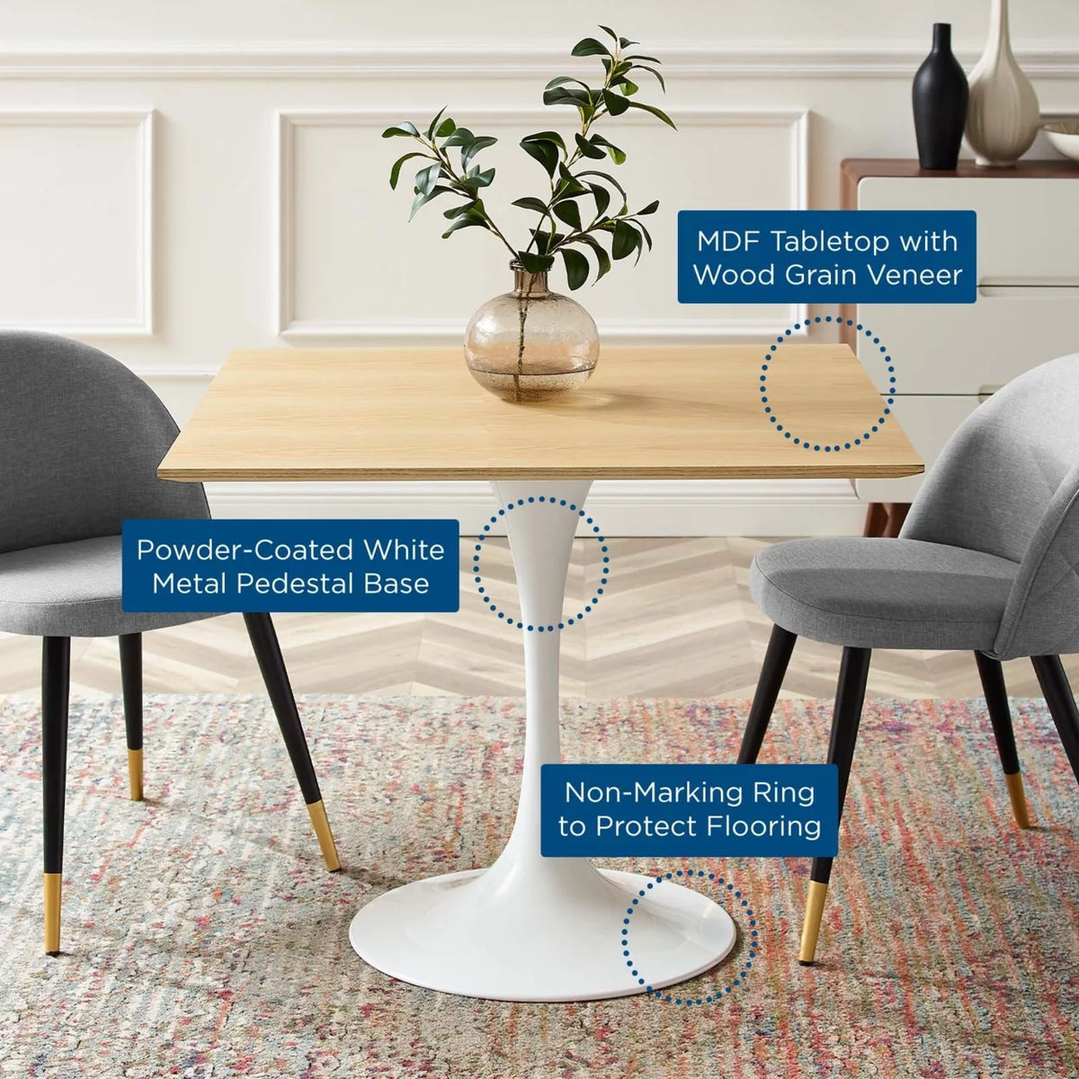 36" Square Dining Table Q61662