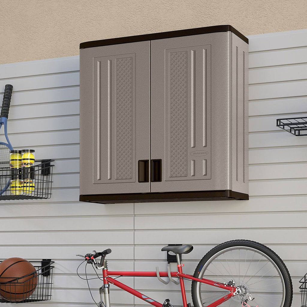 Grey Wall Storage Cabinet T105