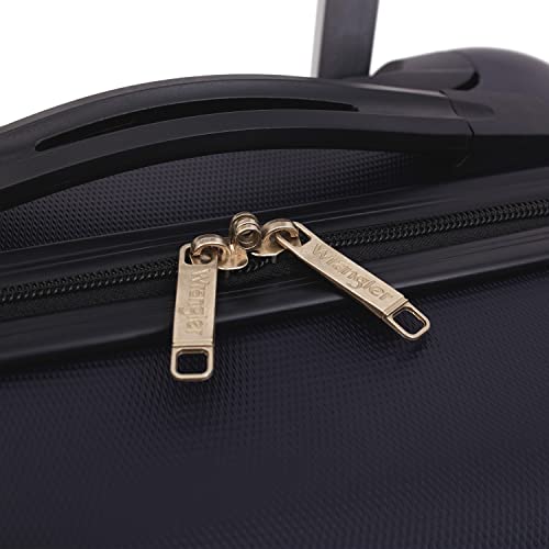 Black 20-Inch Hardside Spinner Carry-On Luggage I7166