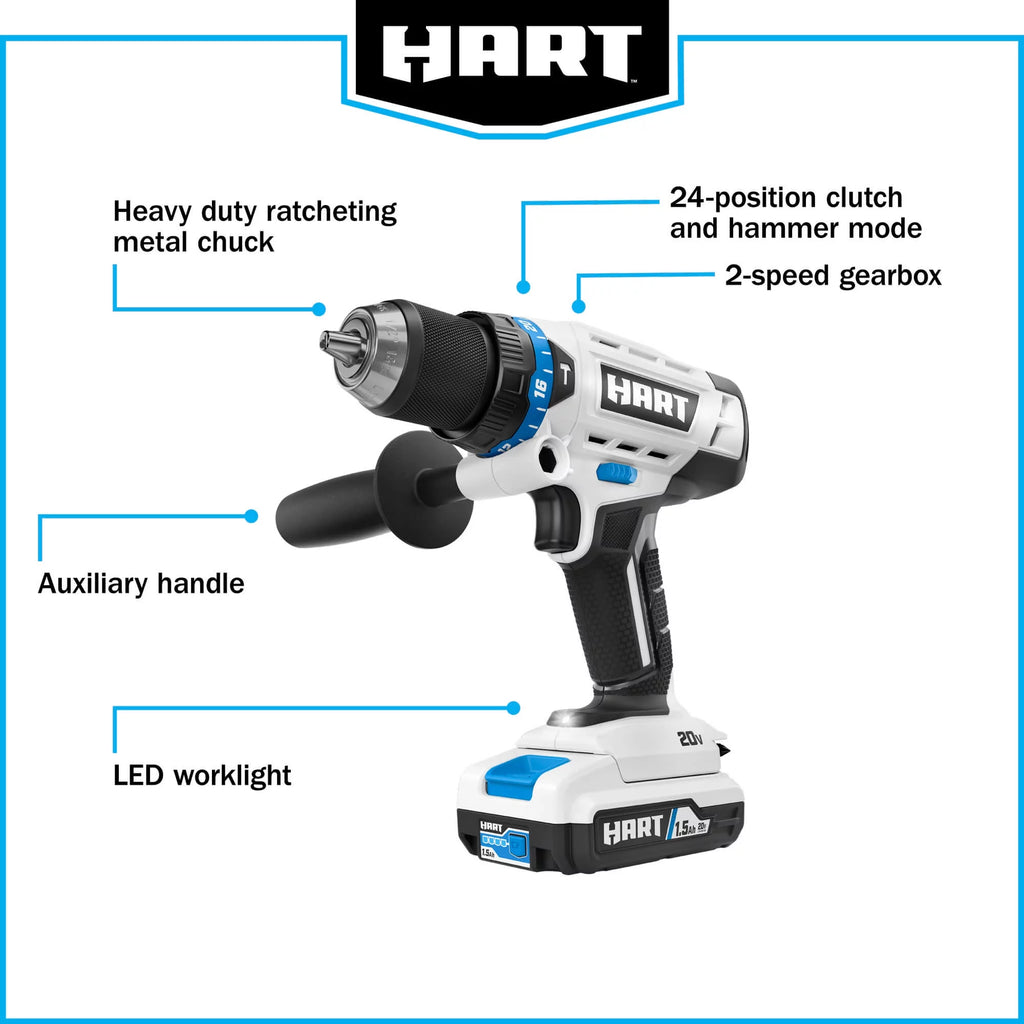 1/2-inch Cordless Hammer Drill Kit R295