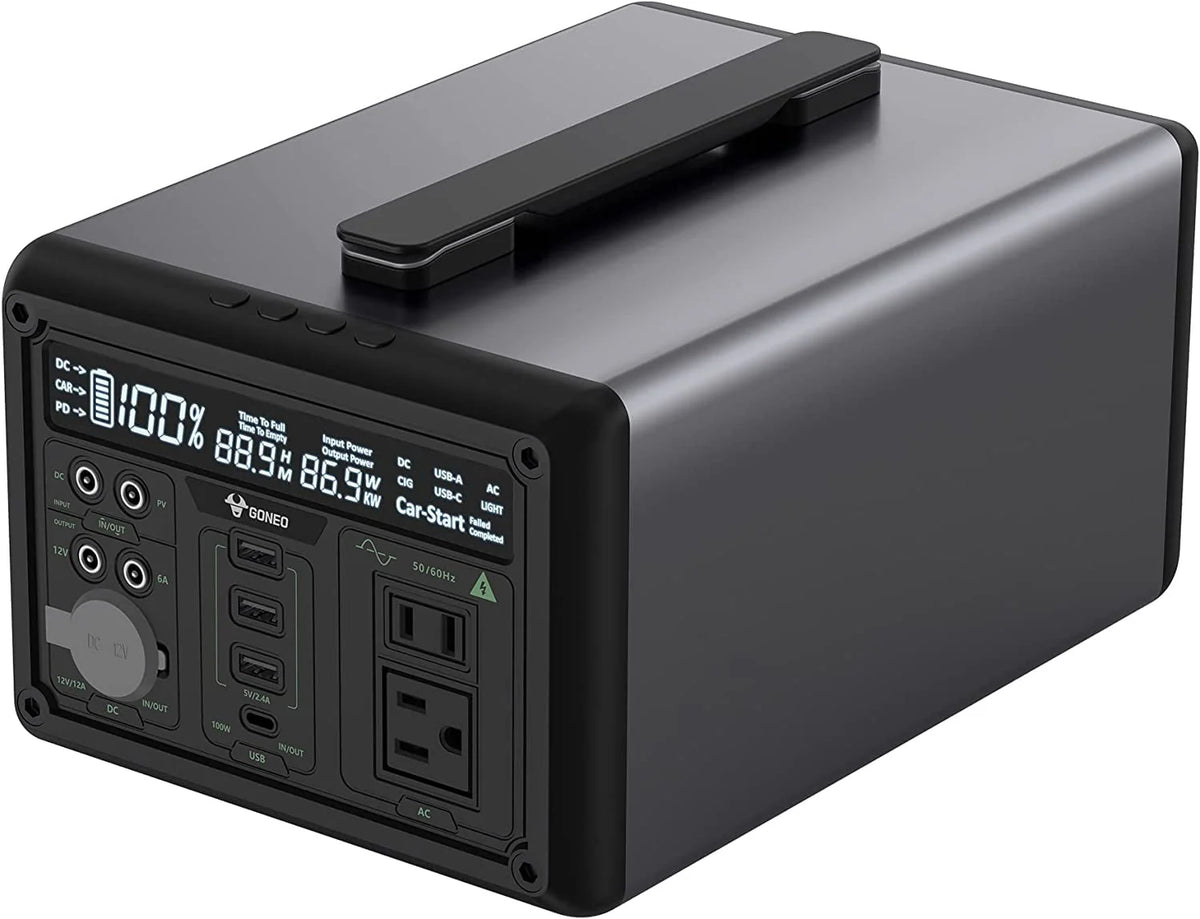 Portable Power Station 607Wh 600W AC Outlet A854