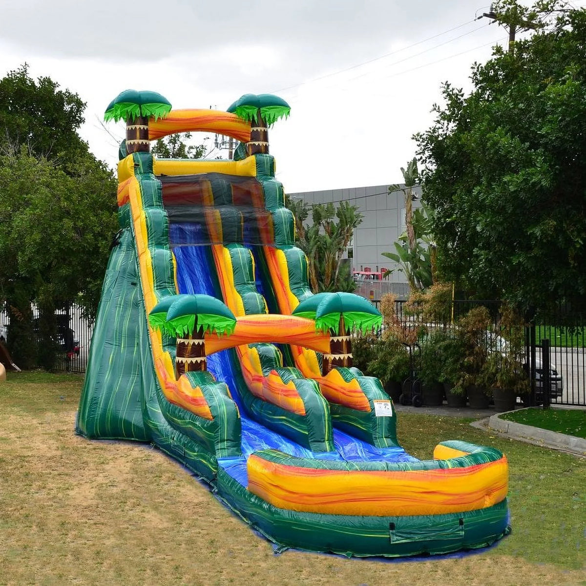 19FT Inflatable Water Slide with Detachable Pool R544