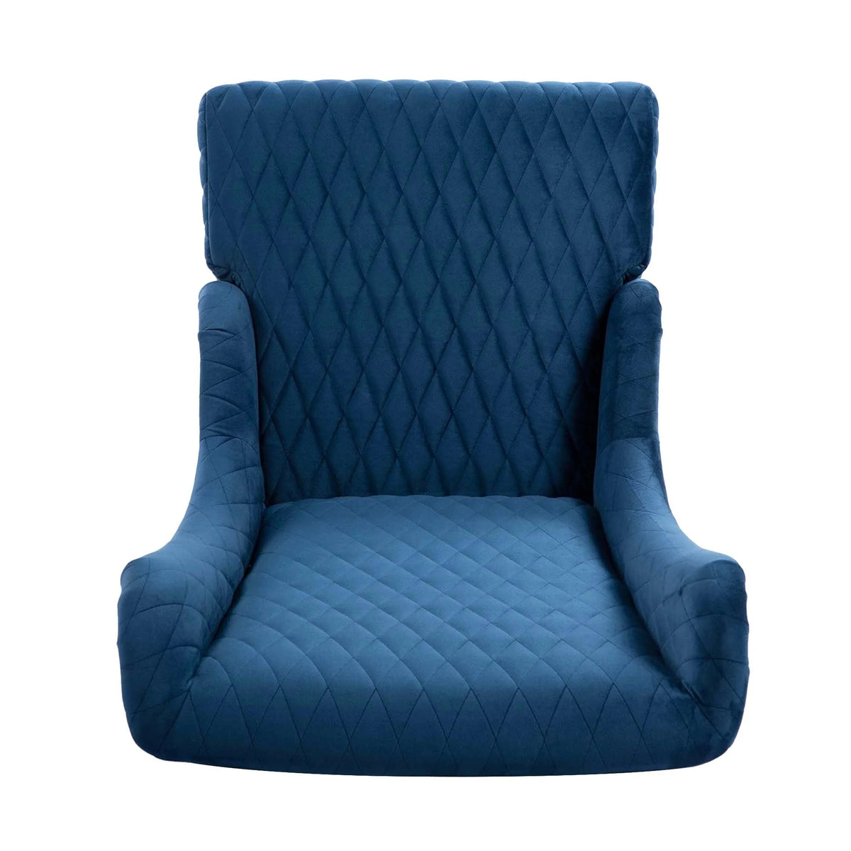 Blue Fabric Wing Back Accent Chair R175