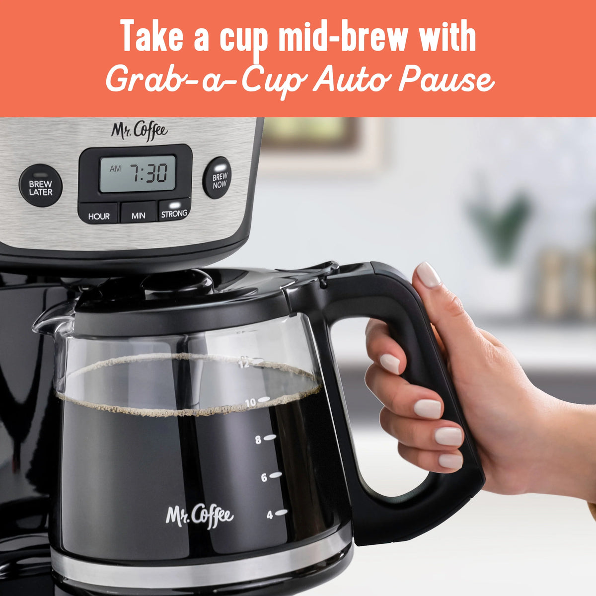 12-Cup Programmable Coffee Maker L676