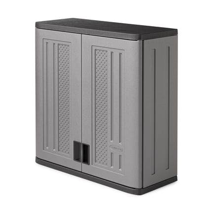 Grey Wall Storage Cabinet T105