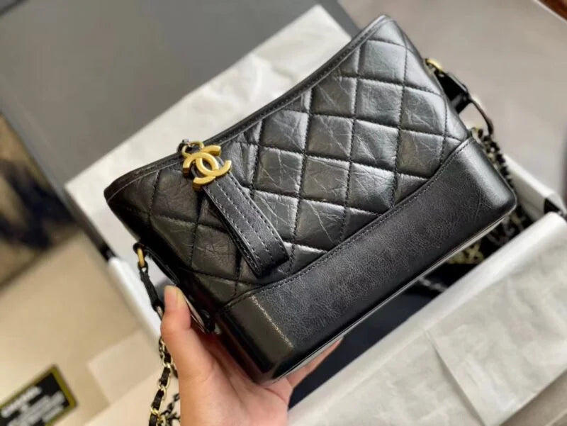 Black Hobo Bag U856