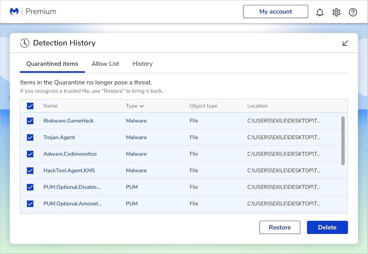 Antivirus Software 12 Months 10 Devices H179