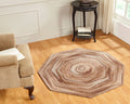 100% Cotton Octagonal Braided Rug O914