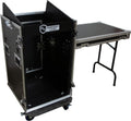 11U Slant Top Mixer Case 18U Vertical Rack with Table O6682
