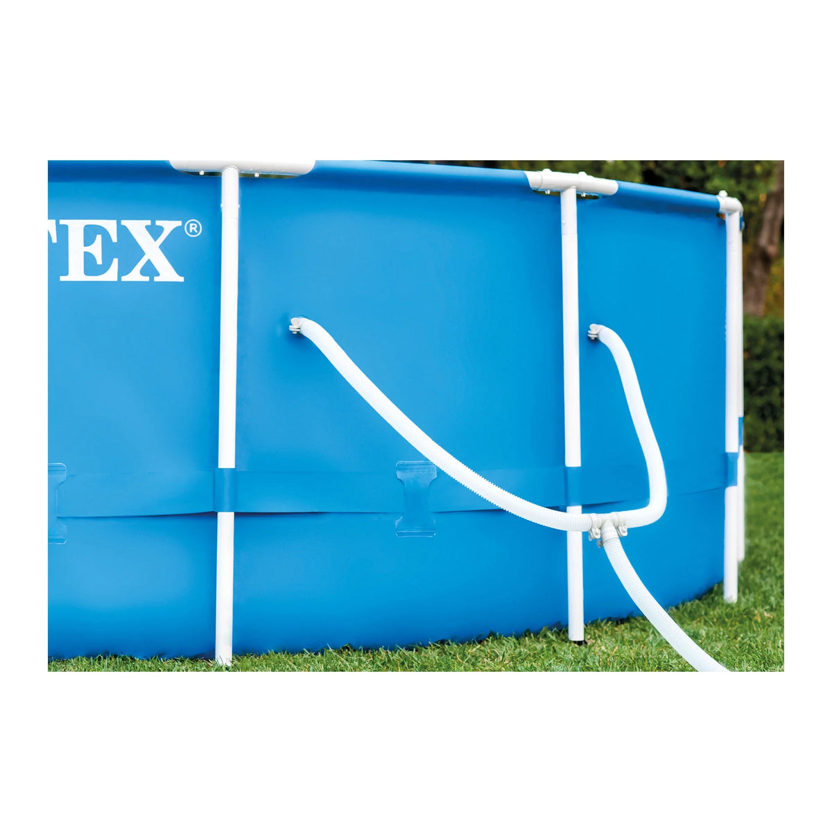 15ft x 48in Frame Swimming Pool Set with Pump X4380