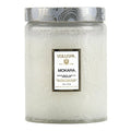 18oz Embossed Glass Jar Candle M4219