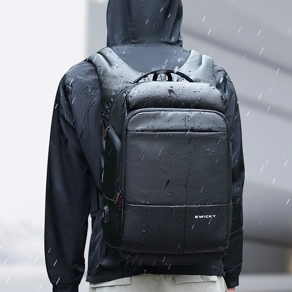 17.3 inch Anti-Theft Laptop Backpack with USB Charging Port N9399