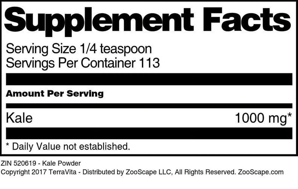 Kale Powder 4 oz Q8641