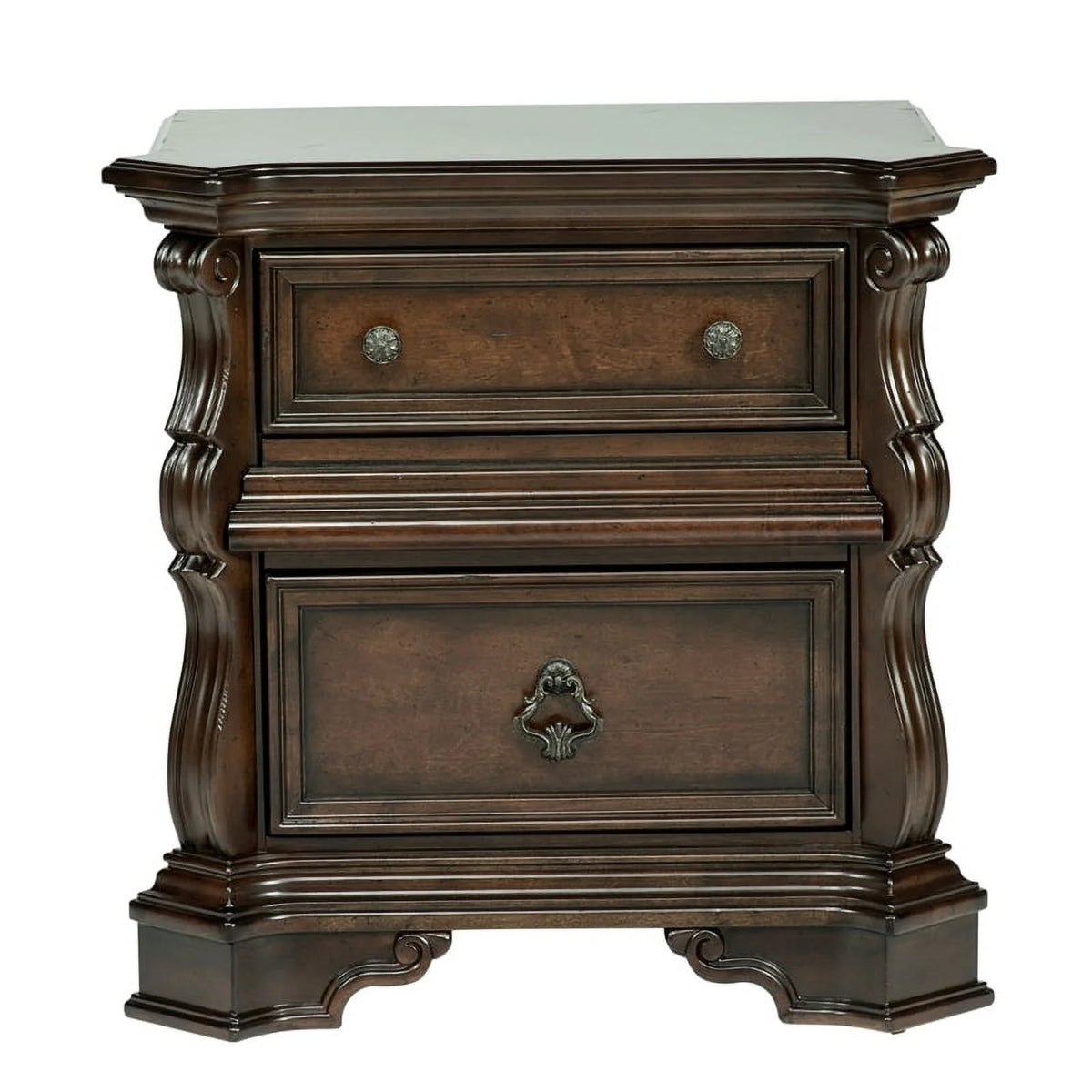 Dark Brown Wood Night Stand O66878