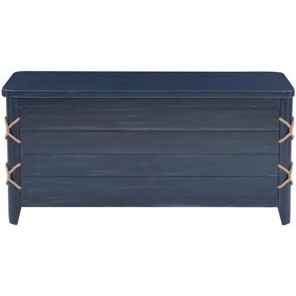 Blue Wood Storage Chest P1438