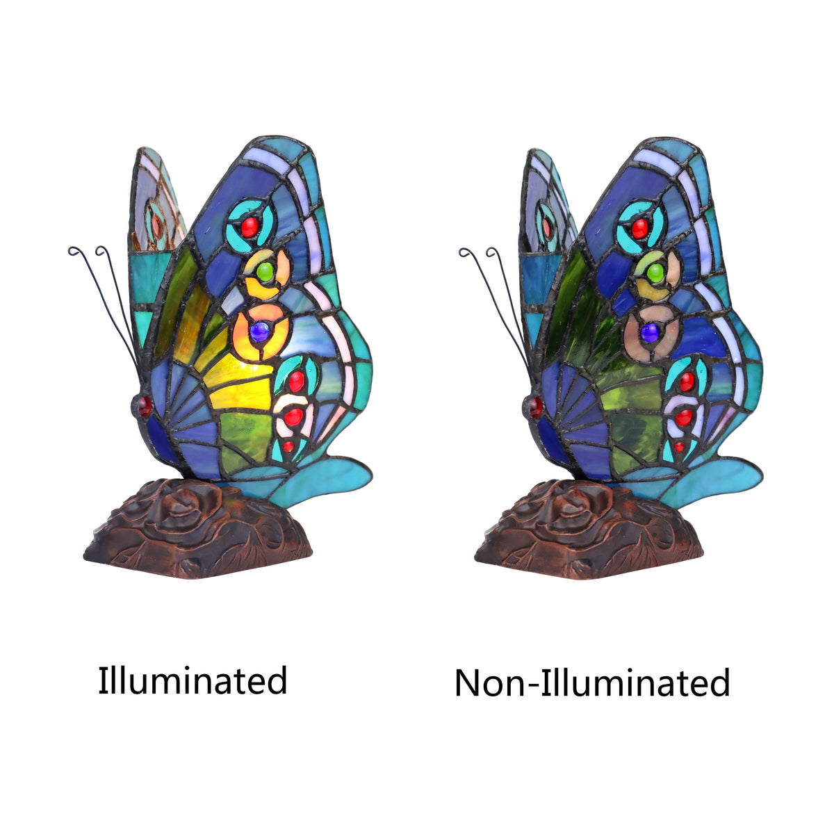 1 Light Butterfly Accent Table Lamp L4638