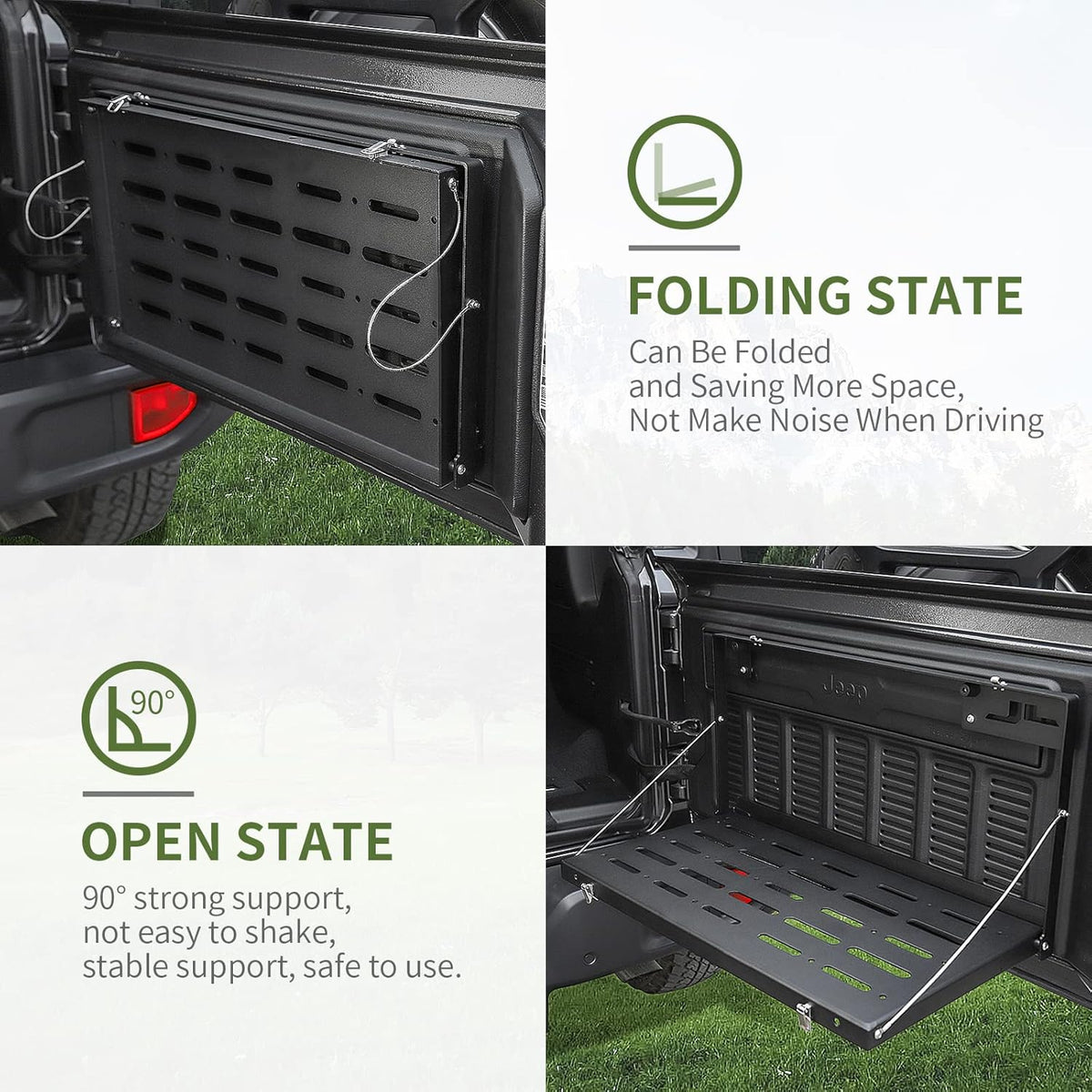 Foldable Aluminum Alloy Tailgate Table F9743