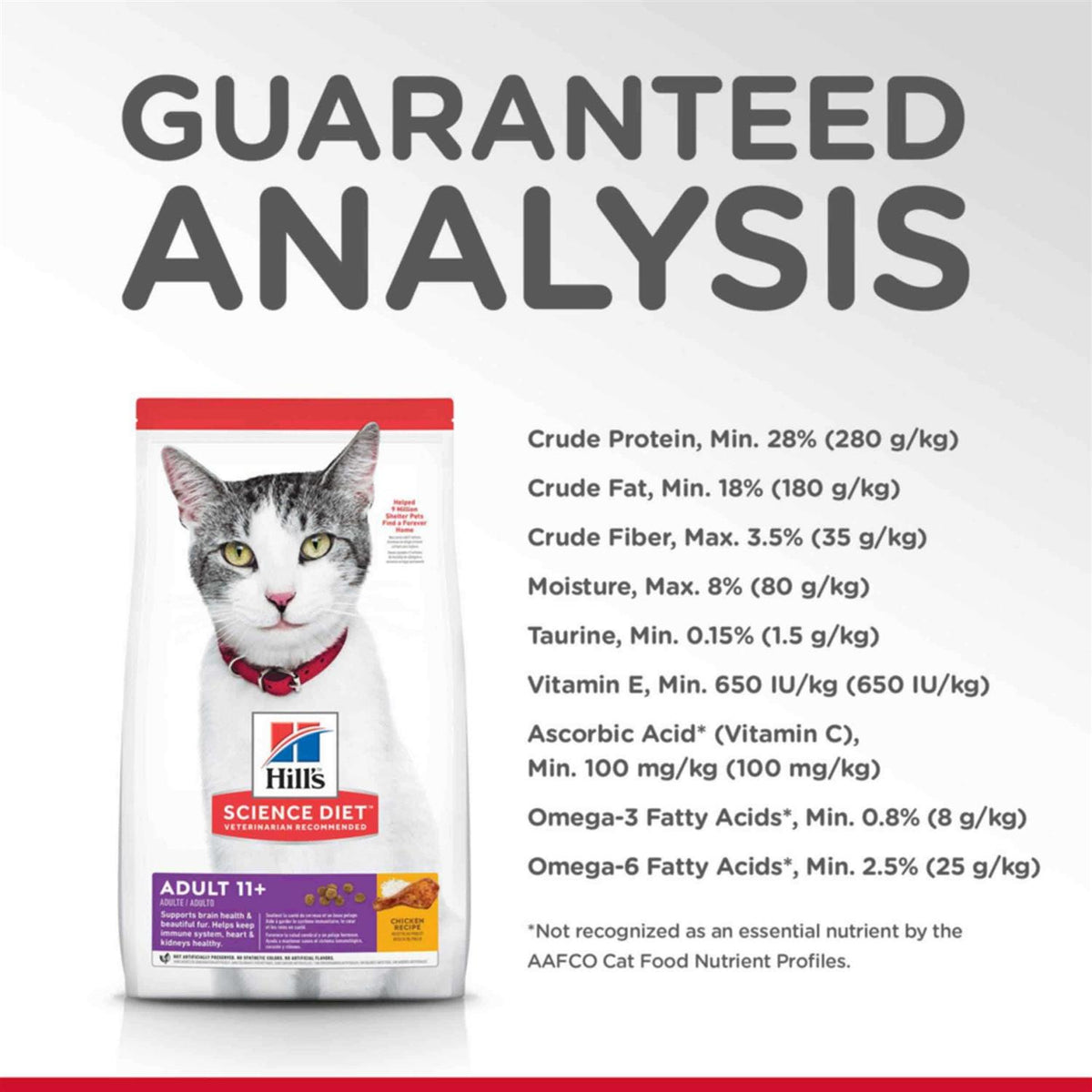 Senior 11+ Dry Cat Food A5494