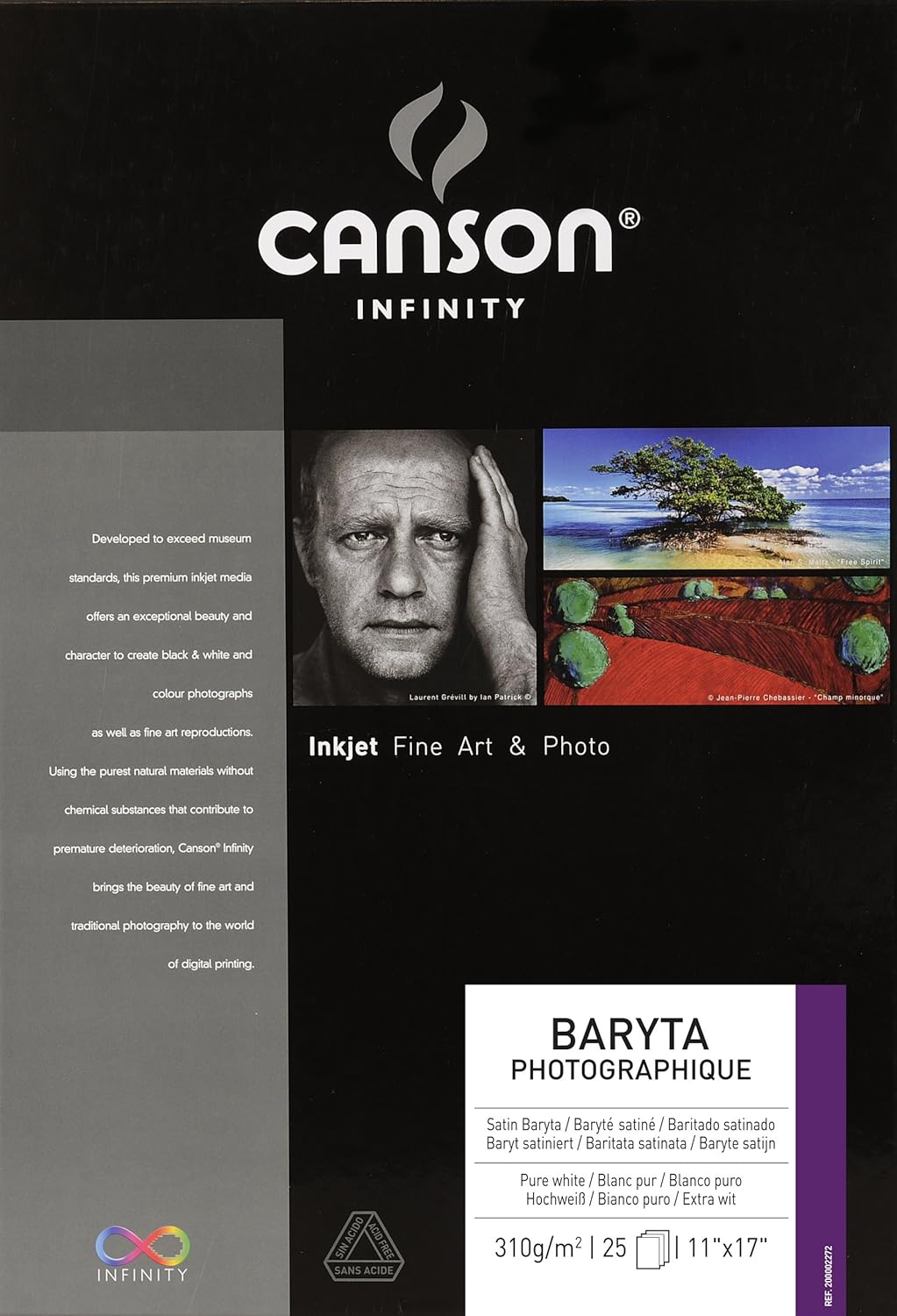 11 x 17 Inch White Inkjet Photo Paper, 25 Sheets Z935371