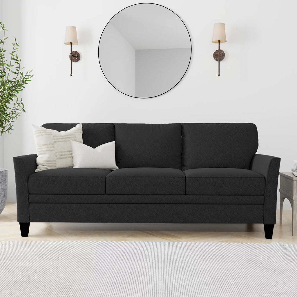 Black 3 Seat Sofa Q140882