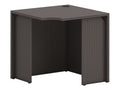 30" Corner Desk Shell Slate Teak U92819