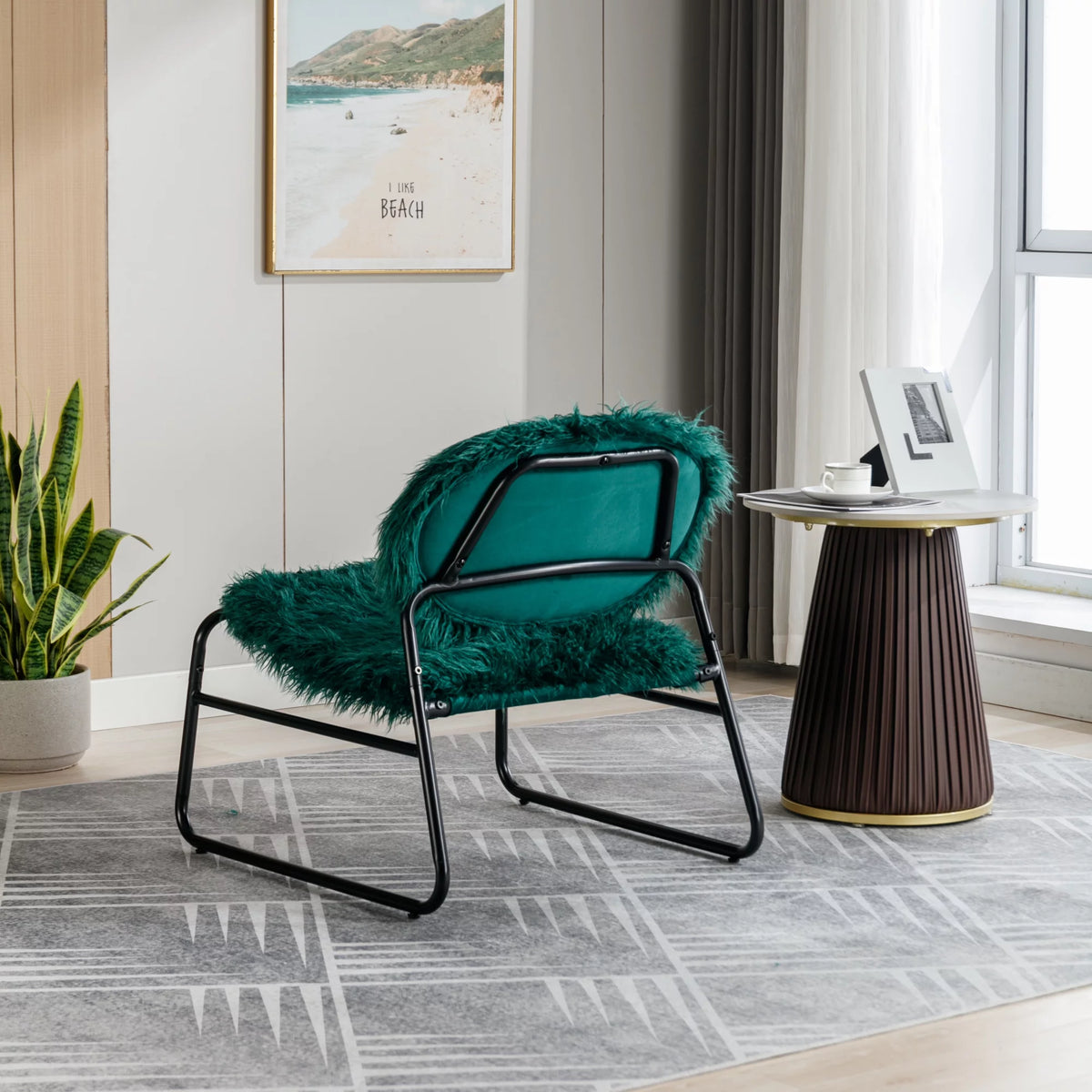 Accent Chair with Metal Frame B906785