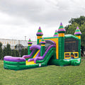 Inflatable Bounce House with Dual Water Slides and Pool U2951