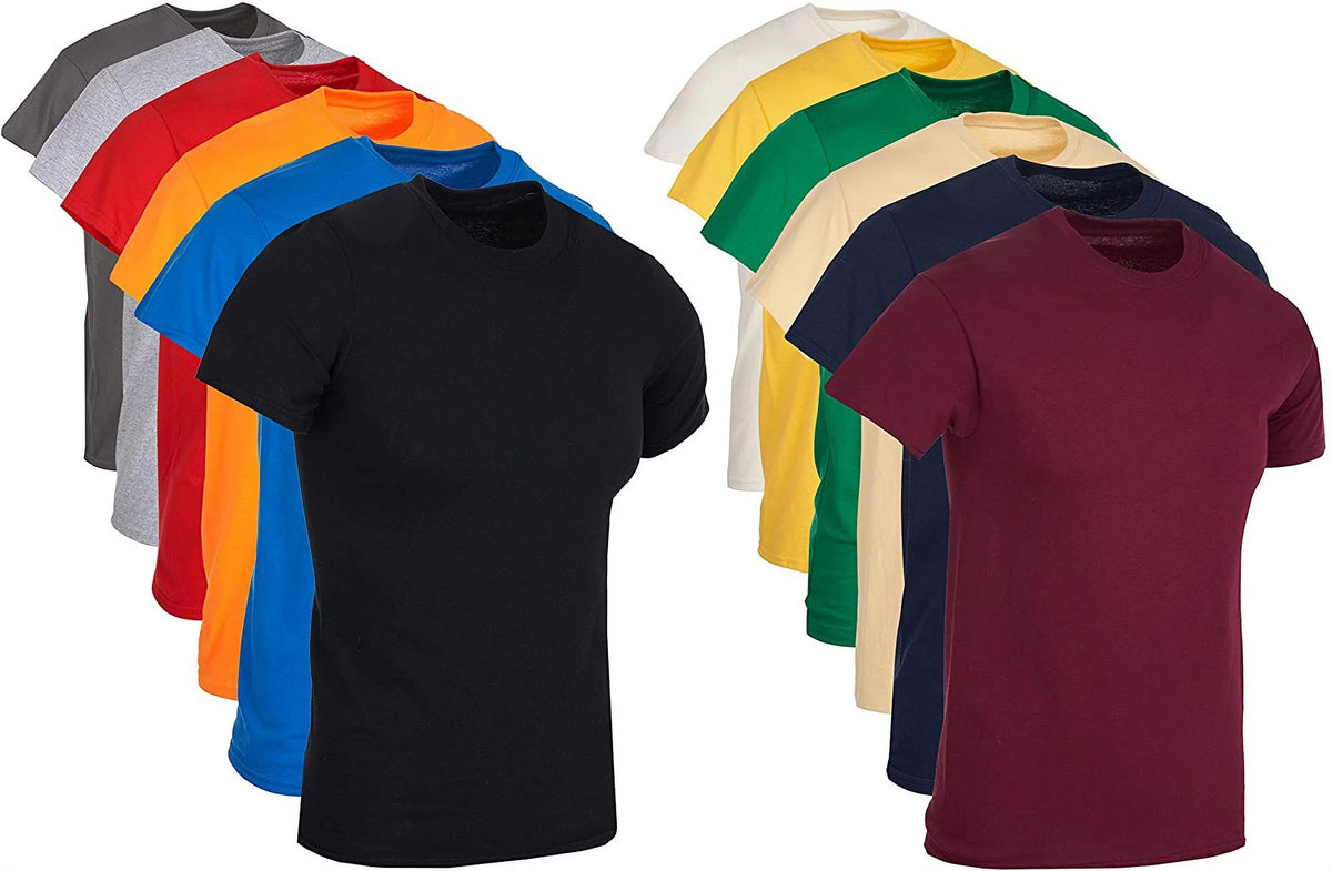 12 Pack Plus Size Men Cotton T-Shirt S2502