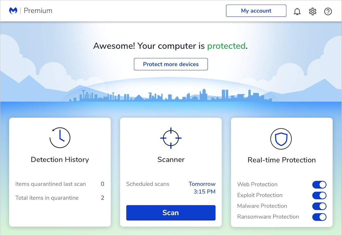 Antivirus Software 12 Months 10 Devices H179