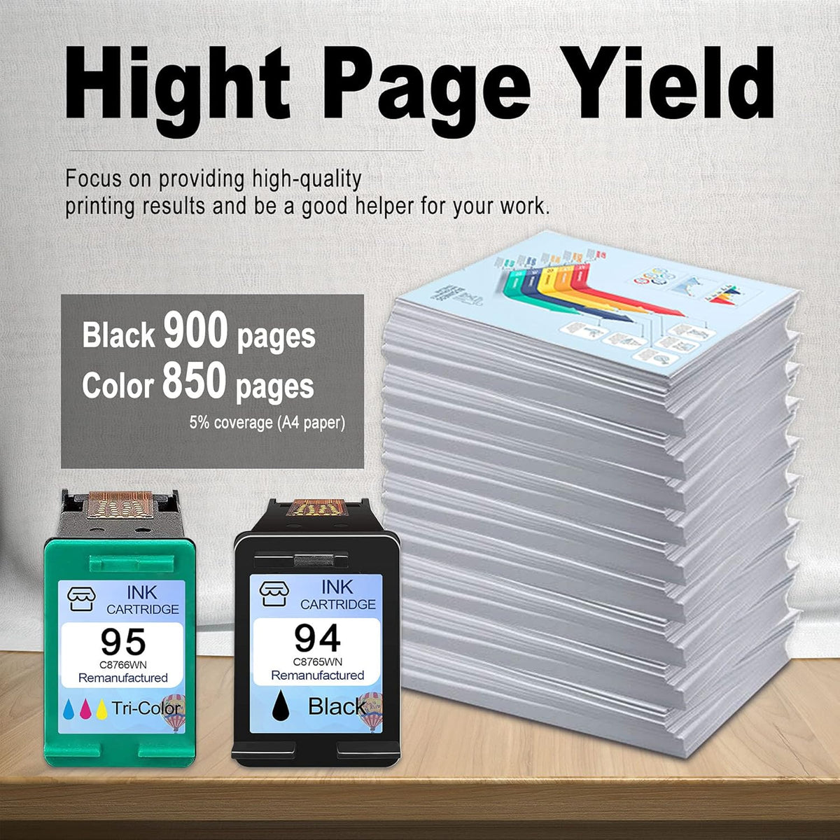 4 Pack Remanufactured Ink Cartridge Q578