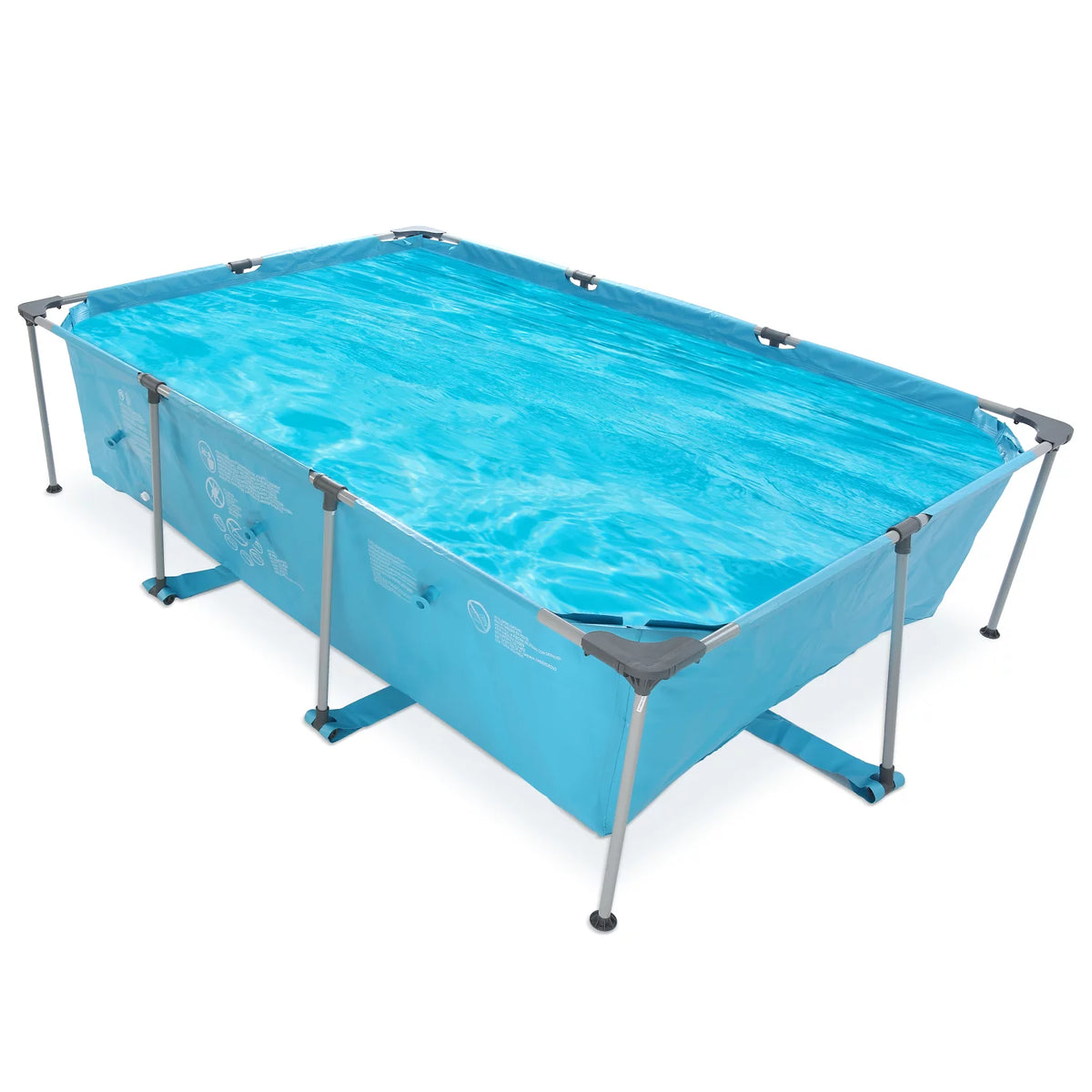 15ft Rectangle Metal Frame Swimming Pool M52797