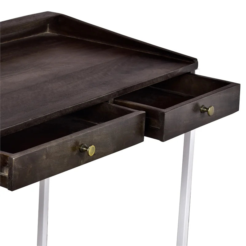 Writing Desk Wood & Metal M269441