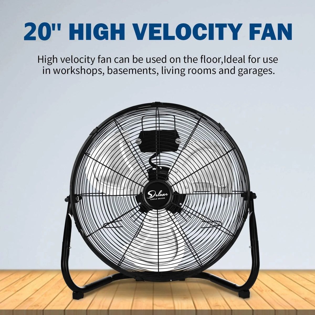12 inch 1800 CFM 3-Speed Metal Floor Fan W27770