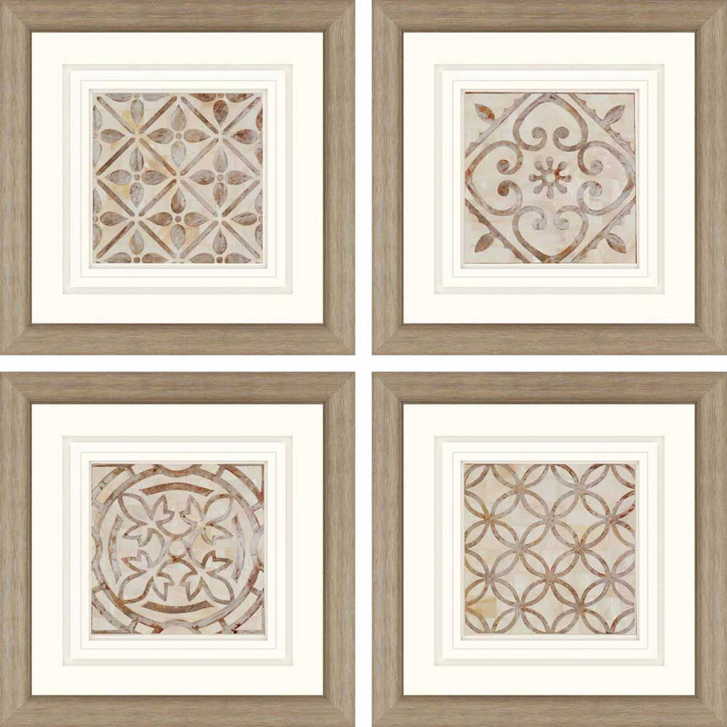 Set of 4 Moroccan Tiles N106485