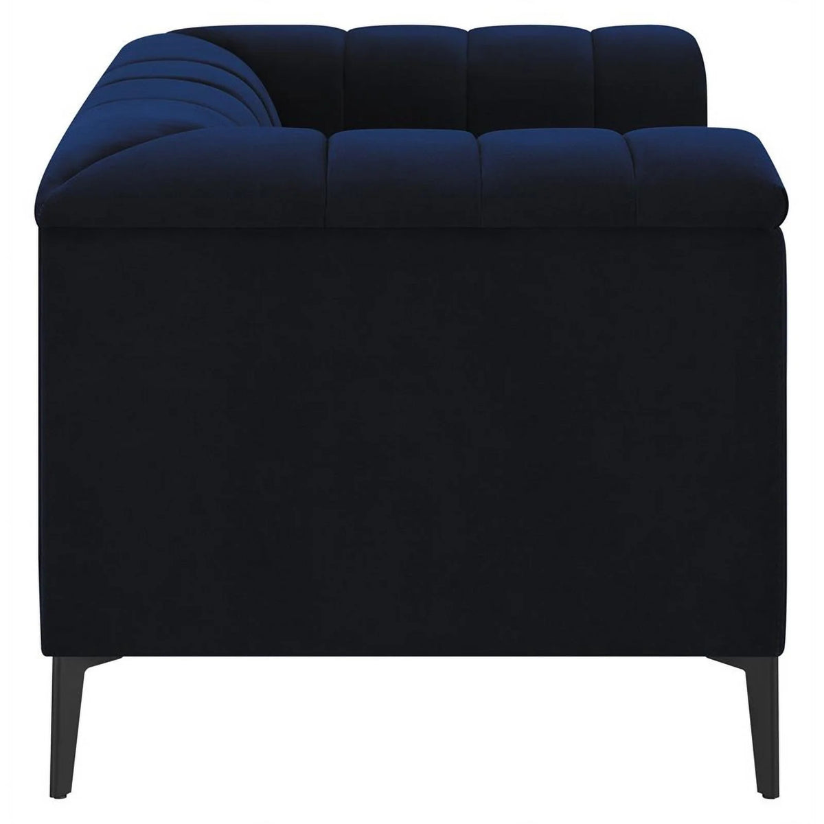 Blue Tuxedo Arm Chair X5427