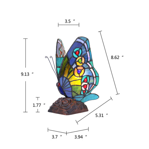 1 Light Butterfly Accent Table Lamp L4638