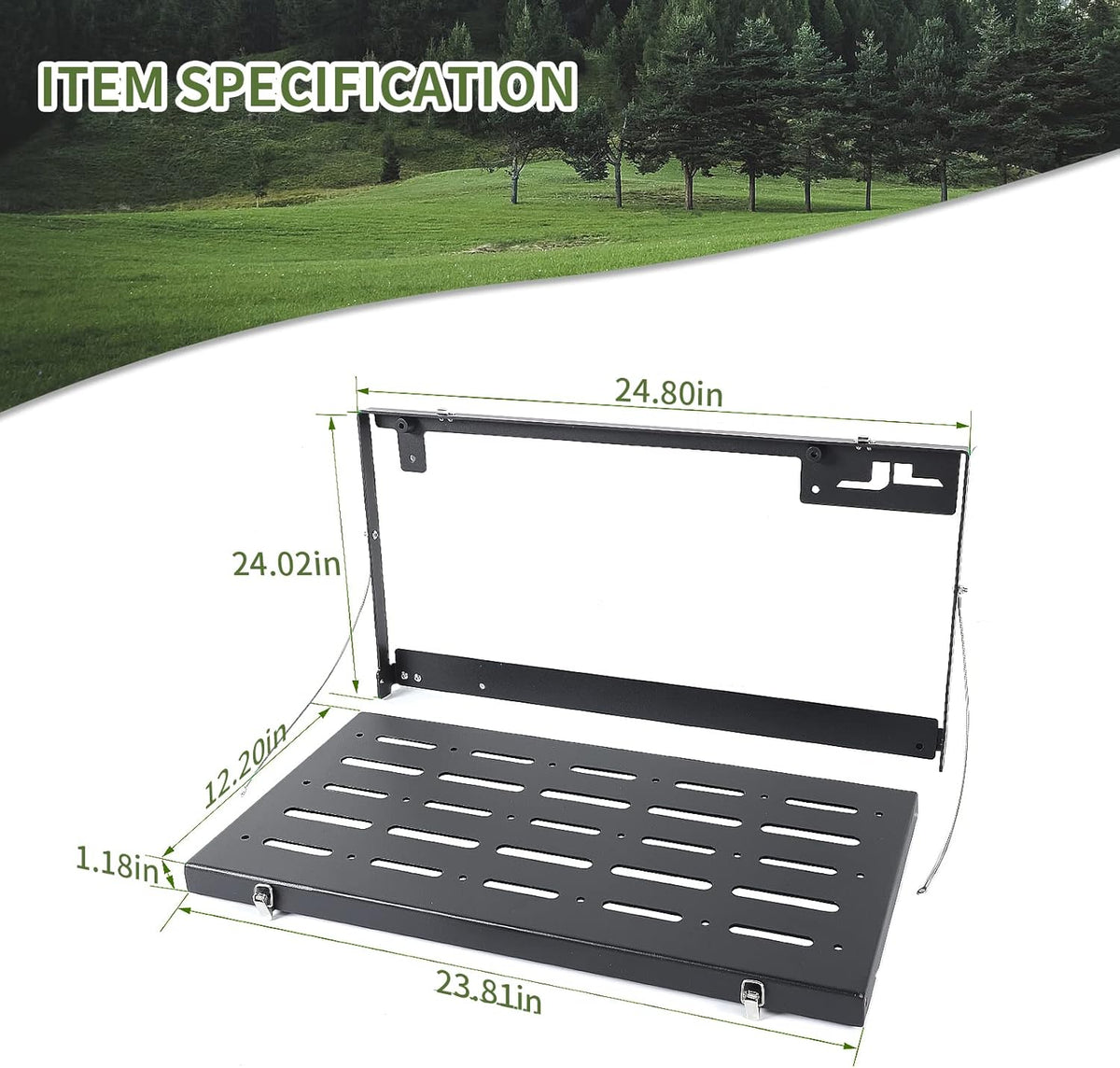 Foldable Aluminum Alloy Tailgate Table F9743