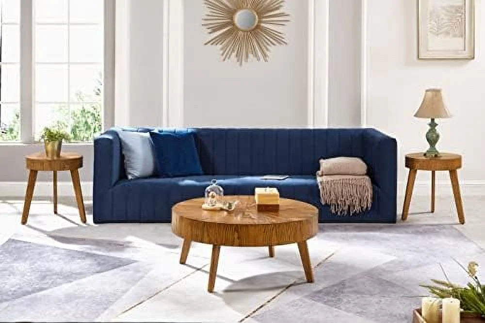 Round Wood Coffee Table 31.5 in Z513647