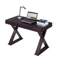 Black Wood Writing Desk with Drawers D4304