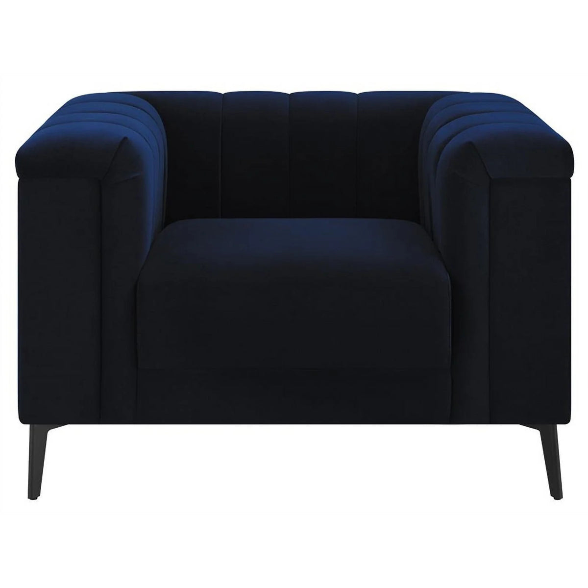 Blue Tuxedo Arm Chair X5427