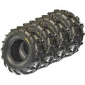 4 ATV UTV Mud Tires 25x8-12 25x10-12 6 Ply Black B81002