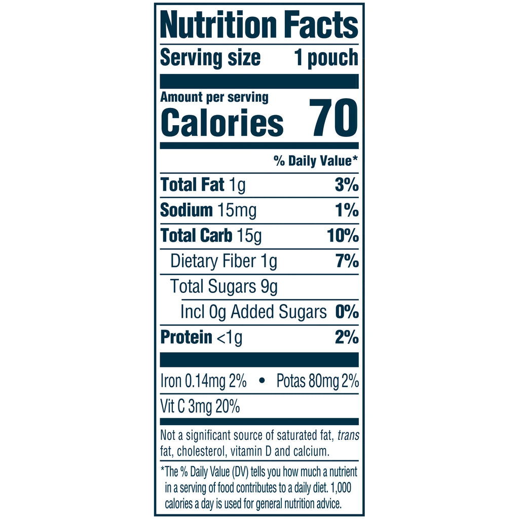 Organic Apple Mango Raspberry Oatmeal with Avocado 3.5 oz Pouch 12 Pack F6029