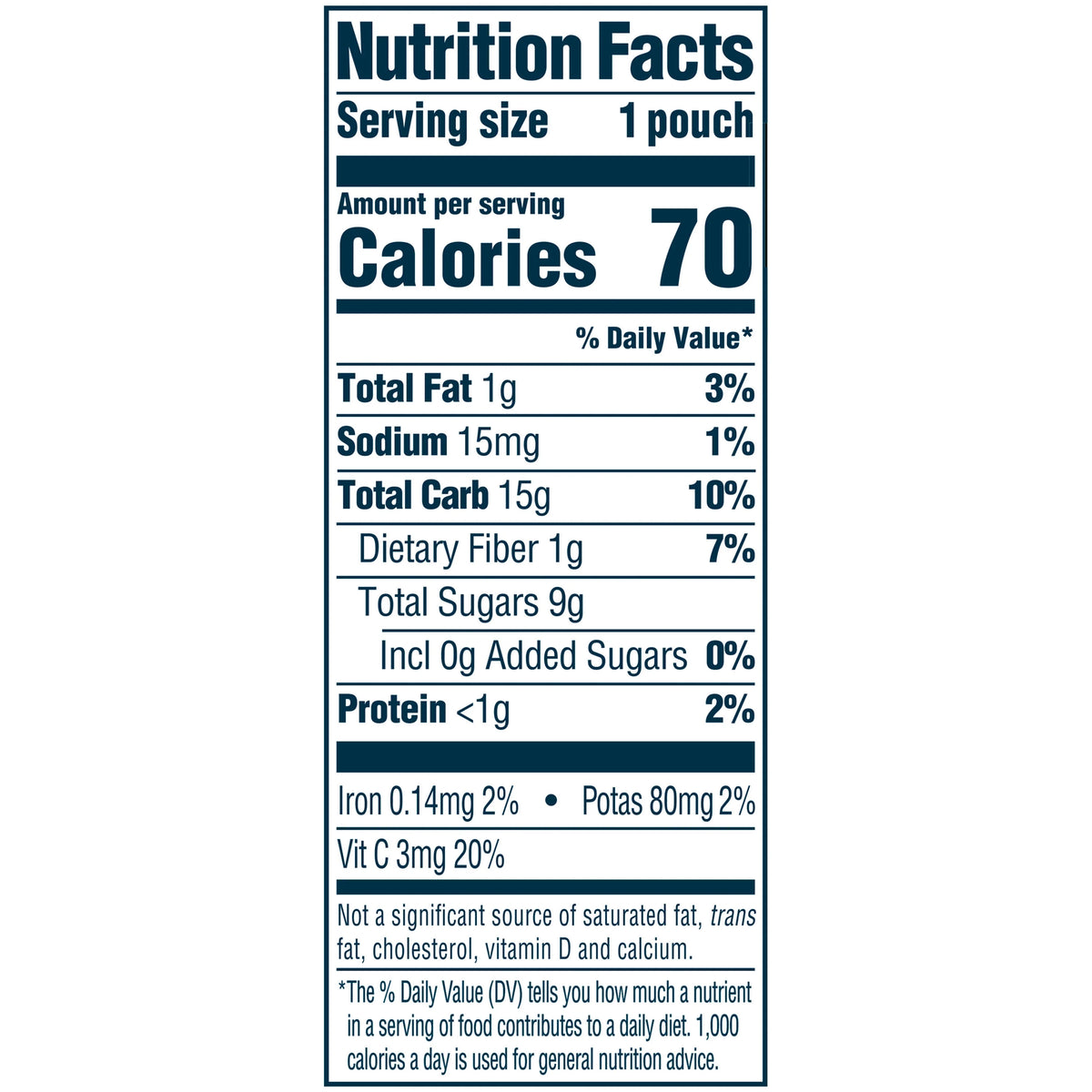 Organic Apple Mango Raspberry Oatmeal with Avocado 3.5 oz Pouch 12 Pack F6029
