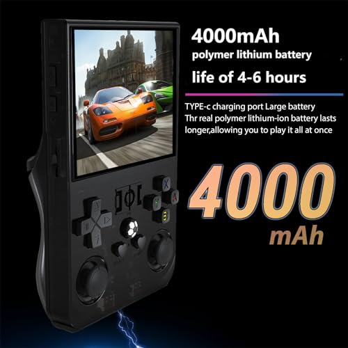 Handheld Retro Gaming Console 4.0 inch IPS Screen Linux System H86237