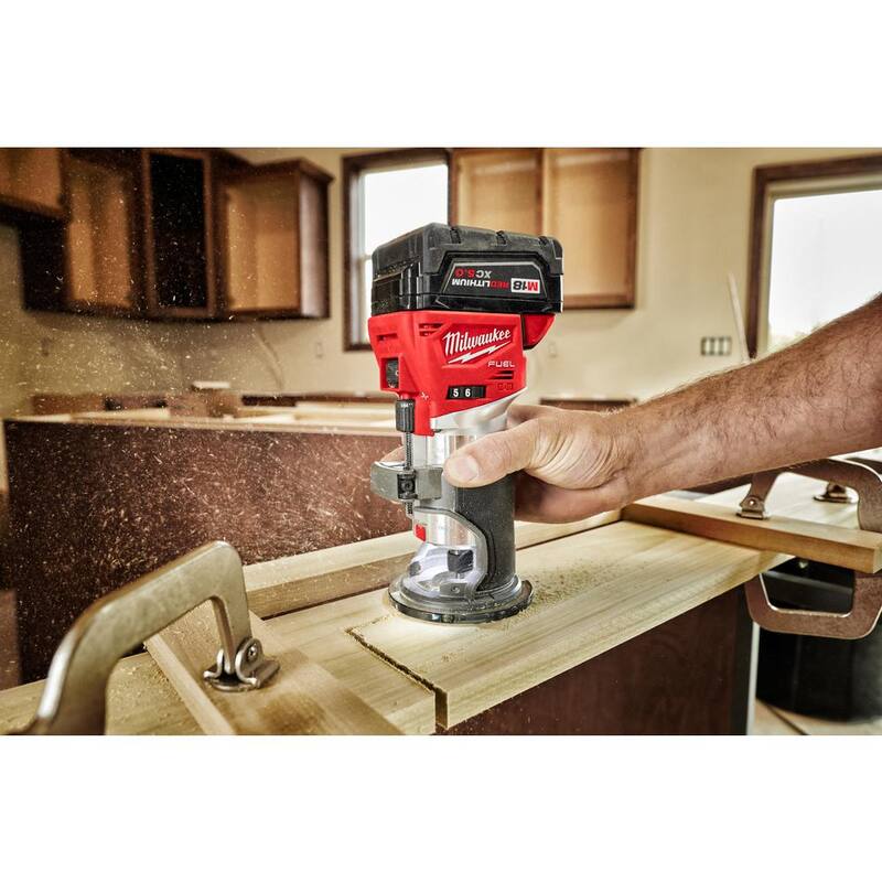 18V Brushless Cordless Compact Router and Jig Saw 2-Tool Set O54065