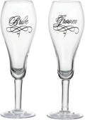 Clear Wedding Toasting Glasses G288