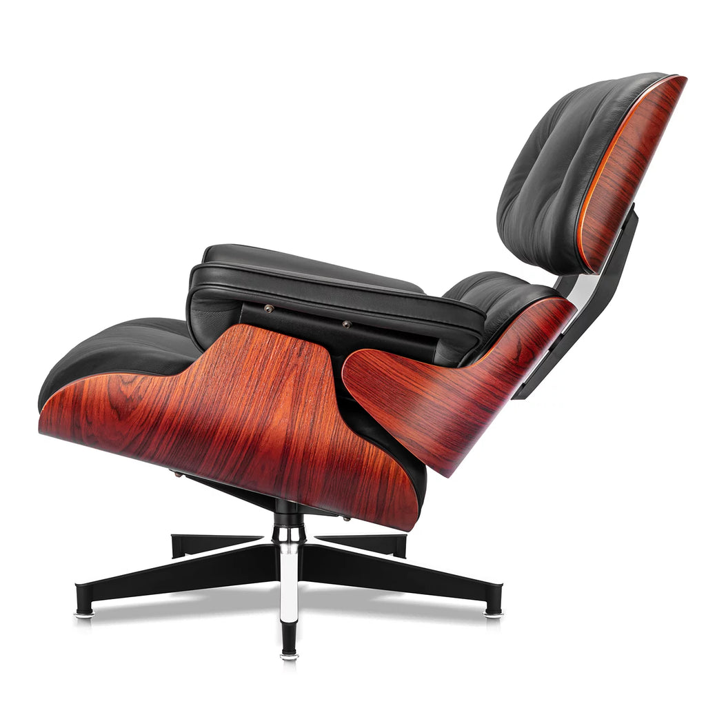 Mid Century Accent Chair with Ottoman Recliner Lounge Chair Upholstered Modern Armchair B560735