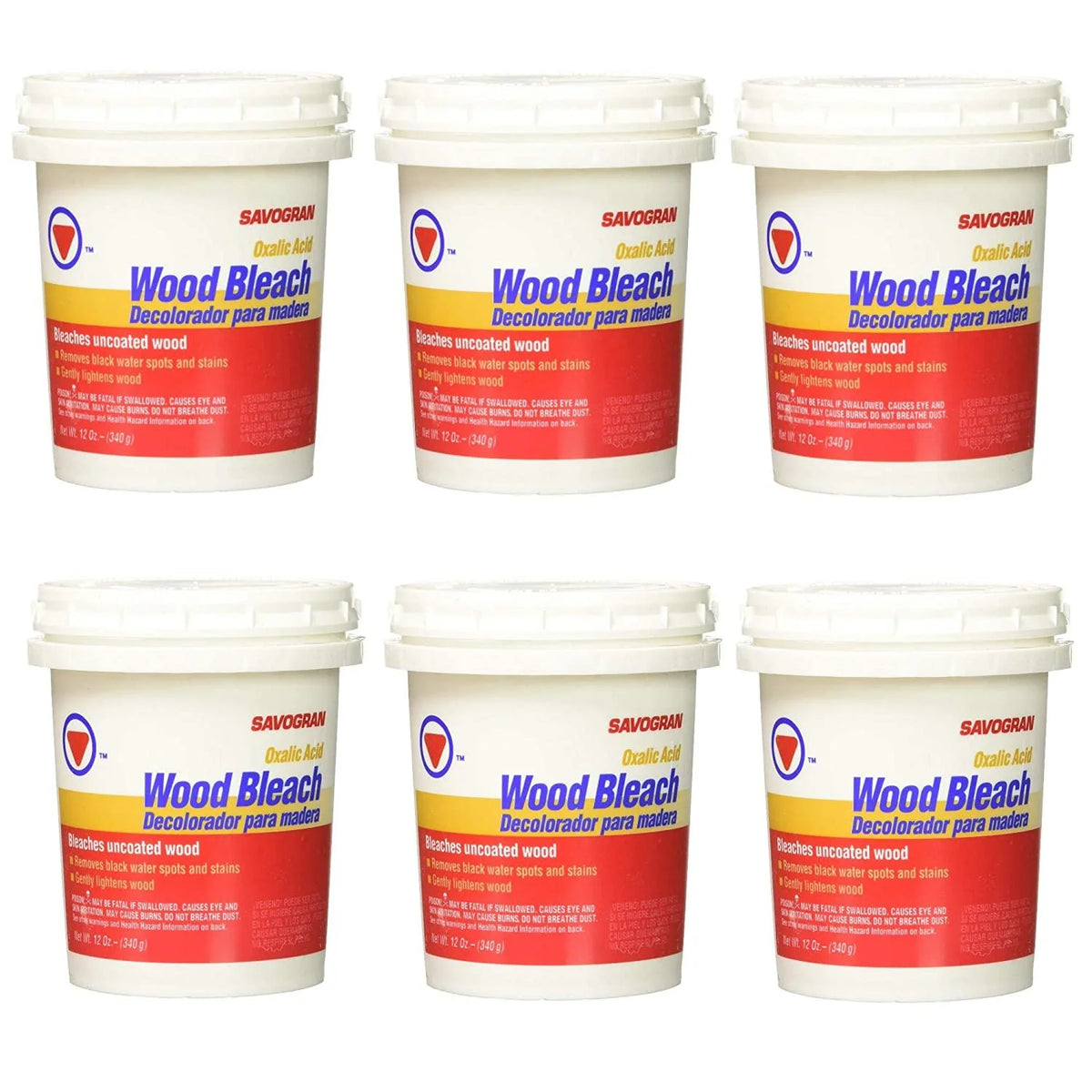 Wood Bleach 12 oz 6 Pack C869731
